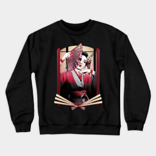 Skull Demon Geisha Crewneck Sweatshirt